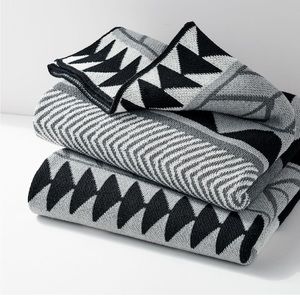West Elm Happy Habitat Cotton Throw, Kenichi